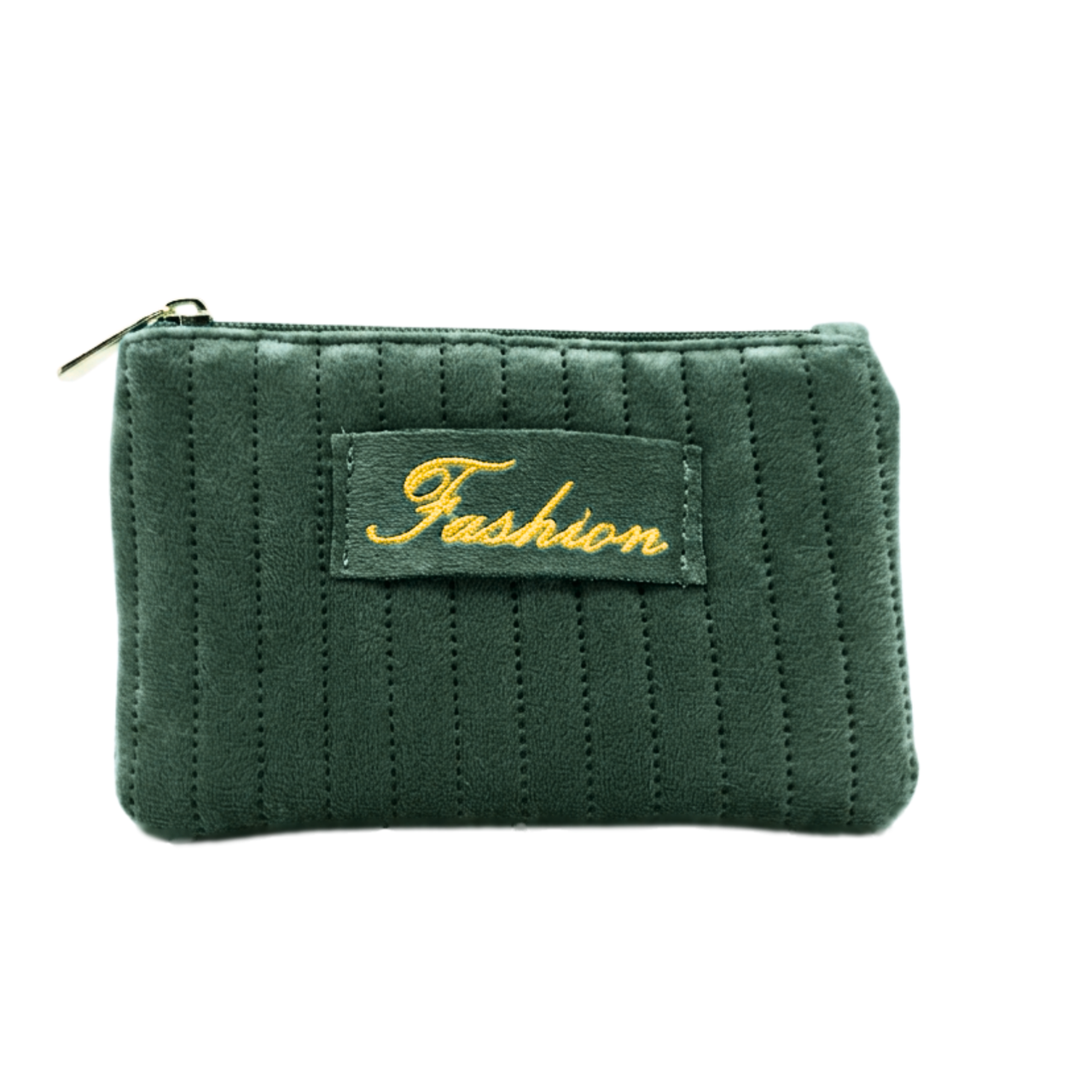 Косметичка жіноча плюшева Beauty Luxury 16 см×10,5 см WB-4010, Зелена Косметичка жіноча плюшева Beauty Luxury 16 см×10,5 см WB-4010, Зелена