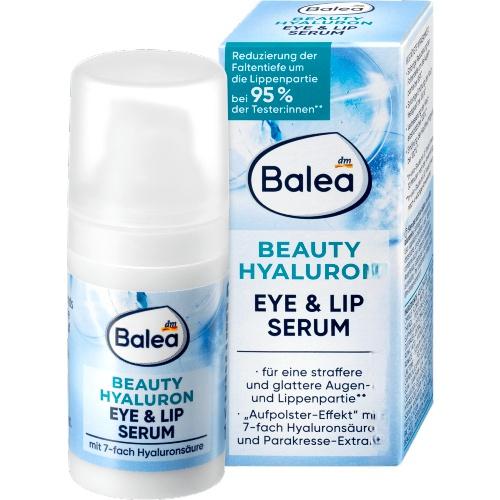 Balea Сыворотка для глаз Beauty Hyaluron Eye&Lip 15ml Balea Сыворотка для глаз Beauty Hyaluron Eye&Lip 15ml