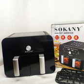 Мультипечь SOKANY SK-10008 на 10 л Аэрофритюрница с таймером и терморегулятором, Аэрогриль. Изображение №2