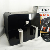 Мультипечь SOKANY SK-10008 на 10 л Аэрофритюрница с таймером и терморегулятором, Аэрогриль. Изображение №3