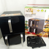 Двухкамерная аэрофритюрница T.K.Line TK00275 12л и 6л мощность 5200Вт + 2000Вт. Изображение №6 Двухкамерная аэрофритюрница T.K.Line TK00275 12л и 6л мощность 5200Вт + 2000Вт. Изображение №6