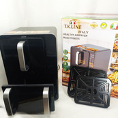 Двухкамерная аэрофритюрница T.K.Line TK00275 12л и 6л мощность 5200Вт + 2000Вт. Изображение №7 Двухкамерная аэрофритюрница T.K.Line TK00275 12л и 6л мощность 5200Вт + 2000Вт. Изображение №7