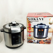 Мультиварка-скороварка-пароварка Sokany SK-07055 7л 3 в 1 Электрическая с таймером 1000Вт. Изображение №5 Мультиварка-скороварка-пароварка Sokany SK-07055 7л 3 в 1 Электрическая с таймером 1000Вт. Изображение №5