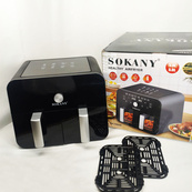 Мультипечь SOKANY SK-10008 на 10 л Аэрофритюрница с таймером и терморегулятором, Аэрогриль. Изображение №8