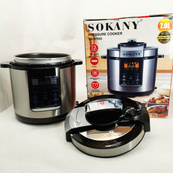 Мультиварка-скороварка-пароварка Sokany SK-07055 7л 3 в 1 Электрическая с таймером 1000Вт. Изображение №6 Мультиварка-скороварка-пароварка Sokany SK-07055 7л 3 в 1 Электрическая с таймером 1000Вт. Изображение №6