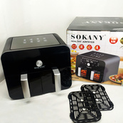 Мультипечь SOKANY SK-10008 на 10 л Аэрофритюрница с таймером и терморегулятором, Аэрогриль. Изображение №10