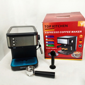 Кавоварка Еспресо Top Kitchen TK00215 ріжкова 1500Вт 1,8л 1-3 чашки еспресо 15 Бар. Зображення №2