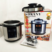 Мультиварка-скороварка-пароварка Sokany SK-07055 7л 3 в 1 Электрическая с таймером 1000Вт. Изображение №9 Мультиварка-скороварка-пароварка Sokany SK-07055 7л 3 в 1 Электрическая с таймером 1000Вт. Изображение №9