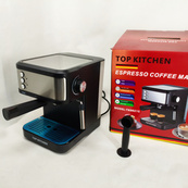 Кавоварка Еспресо Top Kitchen TK00215 ріжкова 1500Вт 1,8л 1-3 чашки еспресо 15 Бар. Зображення №3
