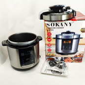 Мультиварка-скороварка-пароварка Sokany SK-07055 7л 3 в 1 Электрическая с таймером 1000Вт. Изображение №11 Мультиварка-скороварка-пароварка Sokany SK-07055 7л 3 в 1 Электрическая с таймером 1000Вт. Изображение №11