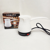 Электрическая турка Sokany SK-219 500мл 500Вт для кофе White. Изображение №4