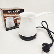 Электрическая турка Sokany SK-219 500мл 500Вт для кофе White. Изображение №5