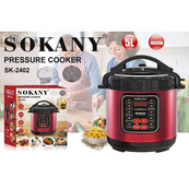 Мультиварка Sokany SK-2402 электрическая скороварка с чашей 5л с антипригарным покрытием 1000Вт. Изображение №2