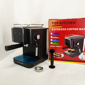 Кофеварка Top Kitchen TK00217 1500Вт 1.8л, капучинатор, кофеварка с подогревом чашек 15 Бар. Изображение №5 Кофеварка Top Kitchen TK00217 1500Вт 1.8л, капучинатор, кофеварка с подогревом чашек 15 Бар. Изображение №5