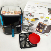 Аэрофритюрница T.K.Line TK00273 12 л с Wi-Fi Tuya Smart, 2 ТЭНами, LED-дисплеем и керамической чашей. Изображение №3