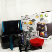 Аэрофритюрница T.K.Line TK00273 12 л с Wi-Fi Tuya Smart, 2 ТЭНами, LED-дисплеем и керамической чашей. Изображение №5