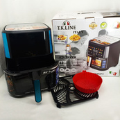 Аэрофритюрница T.K.Line TK00273 12 л с Wi-Fi Tuya Smart, 2 ТЭНами, LED-дисплеем и керамической чашей. Изображение №7