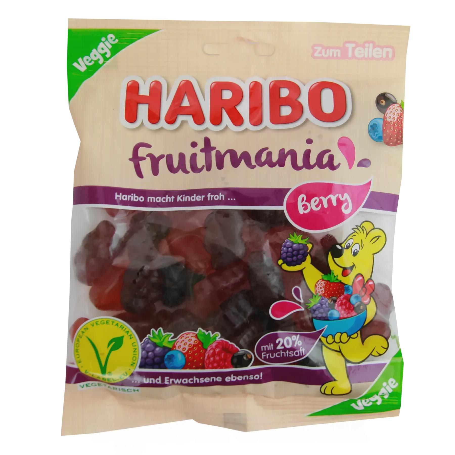 Желейки фруктомания ягоды Харибо Haribo fruitmania berry 160g Желейки фруктомания ягоды Харибо Haribo fruitmania berry 160g
