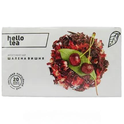 Чай крупнолистовий в пакетиках фруктовий шалена вишня Хелло Ті Hello Tea 20пак 60g Чай крупнолистовий в пакетиках фруктовий шалена вишня Хелло Ті Hello Tea 20пак 60g