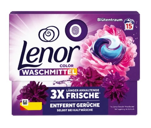 Капсули для прання кольорових речей Lenor "Аметист" 15 шт Капсули для прання кольорових речей Lenor "Аметист" 15 шт