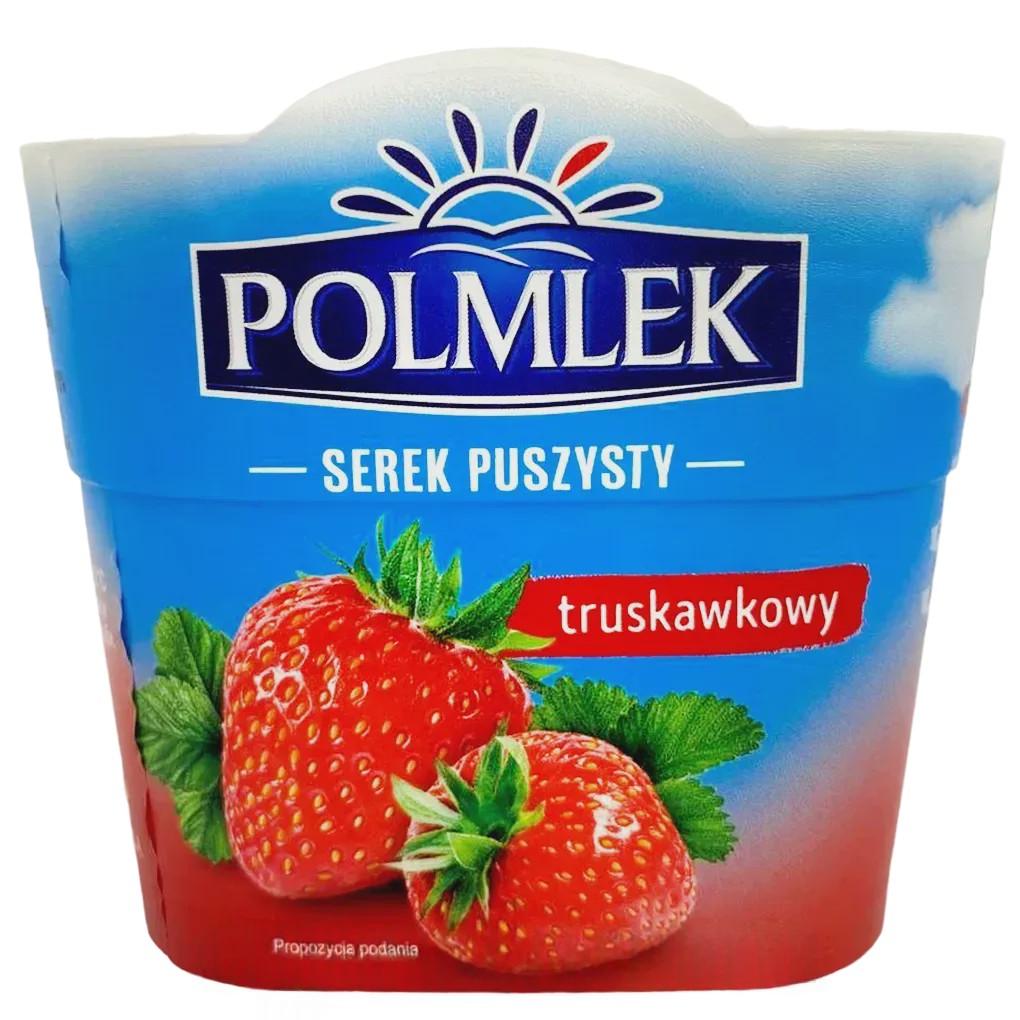 Сир вершковий полуниця Капрезі Capresi puszysty 150g Сир вершковий полуниця Капрезі Capresi puszysty 150g