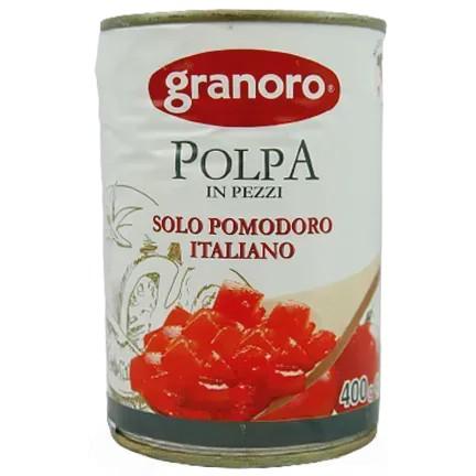 Пульпа с кусочками Граноро Granoro polpa in pezzi 400g Пульпа с кусочками Граноро Granoro polpa in pezzi 400g