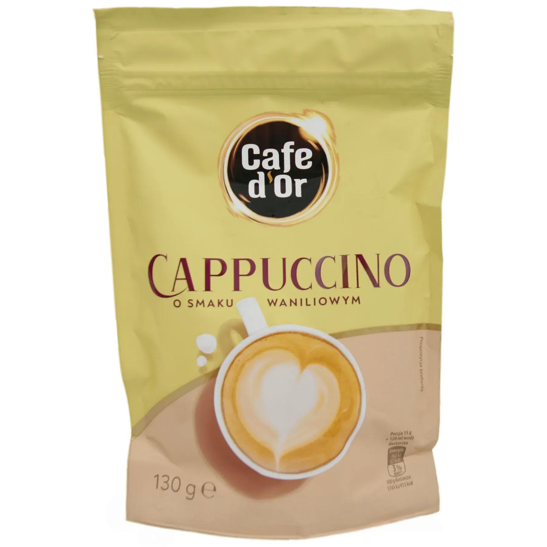 Капучино ванільне Кофедор Cafe d`Or o smaku wanilowym 130g Капучино ванільне Кофедор Cafe d`Or o smaku wanilowym 130g