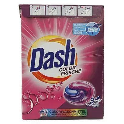 Капсули для прання кольорового Даш Dash color frische 60caps 1,59kg Капсули для прання кольорового Даш Dash color frische 60caps 1,59kg