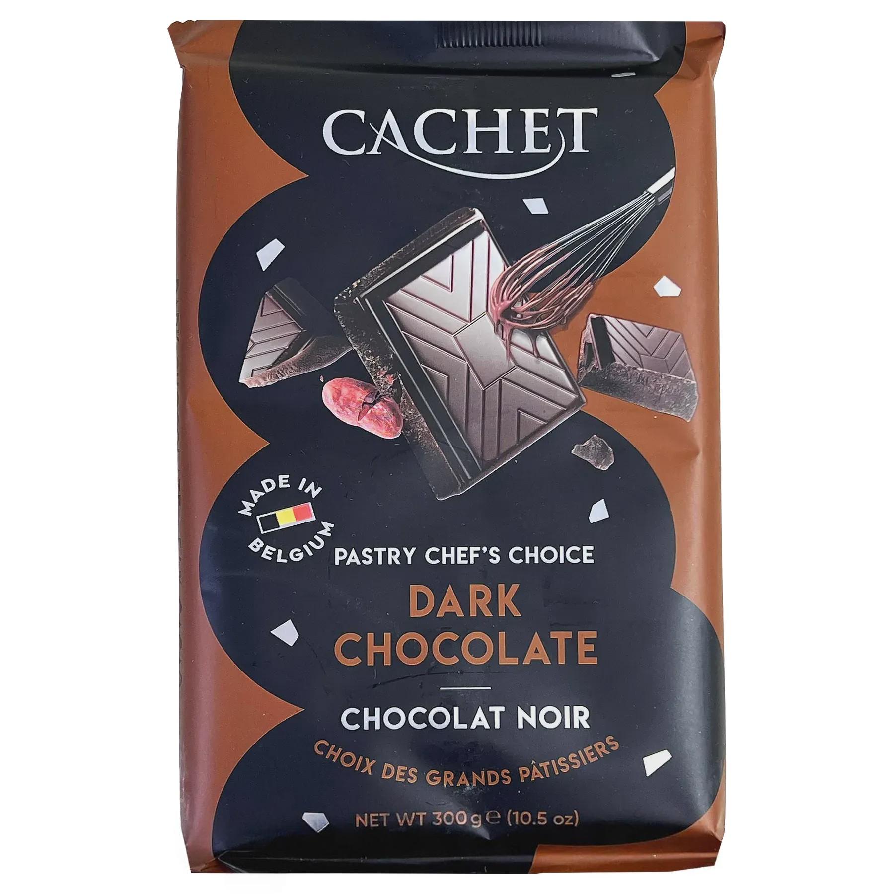 Шоколад темный №43 Cachet Cashet dark 300g Шоколад темный №43 Cachet Cashet dark 300g