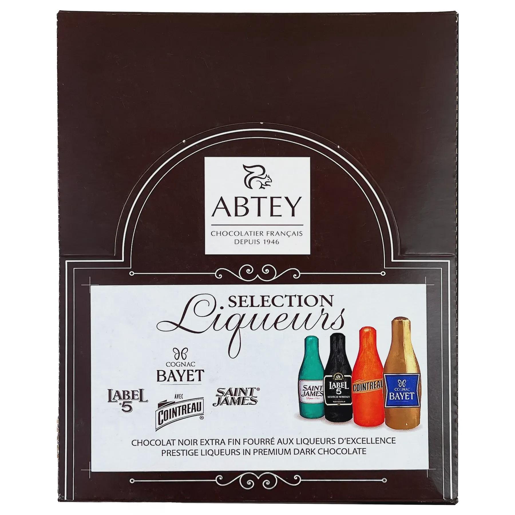 Шоколадні цукерки асорті (пляшечки) лікери Абтей Abtey Bouteilles Senior Liqueur 910g Шоколадні цукерки асорті (пляшечки) лікери Абтей Abtey Bouteilles Senior Liqueur 910g