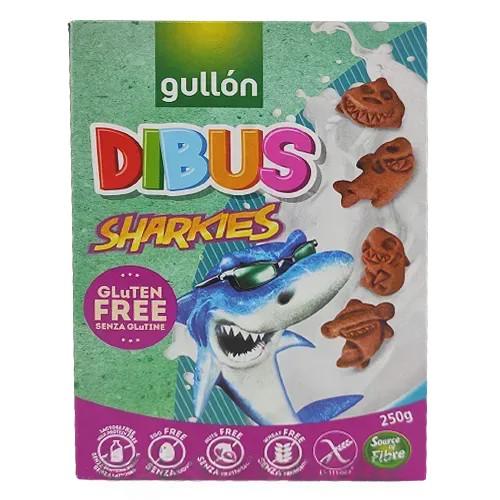 Печенье акула (без глютена) Гуллон Gullon dibus sharkes 250g Печенье акула (без глютена) Гуллон Gullon dibus sharkes 250g