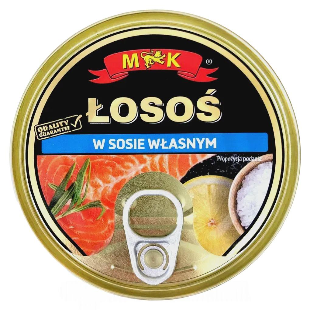 Лосось в собственном соусе МК МК losos w sosie wlasnym 160g Лосось в собственном соусе МК МК losos w sosie wlasnym 160g