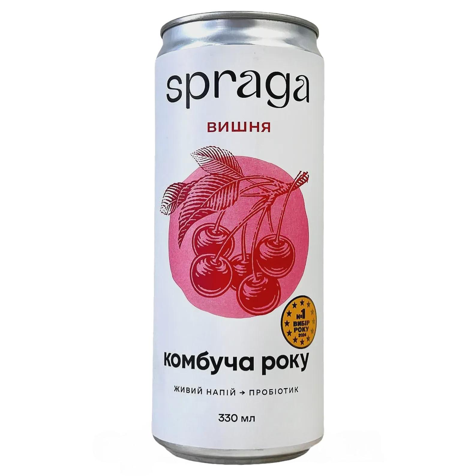 Комбуча вишня ж/б Спрага Spraga 330ml Комбуча вишня ж/б Спрага Spraga 330ml