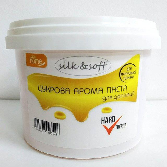 Паста для шугарінгу мануальна Silk & Soft 500 г № 02 Тверда Паста для шугарінгу мануальна Silk & Soft 500 г № 02 Тверда