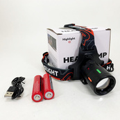 Фонарь налобный BL-T207-TG 2x18650. Изображение №7