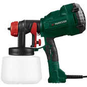 Краскопульт электрический Parkside PFS 400 A1 400Вт бачок 900мл производительность 500 мл/мин. Изображение №3