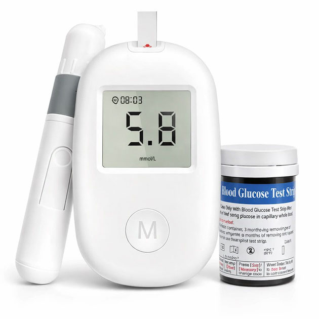 Глюкометр Glucose Meter GLM-76 с тест-полосками 50 шт — прибор для измерения сахара в крови Глюкометр Glucose Meter GLM-76 с тест-полосками 50 шт — прибор для измерения сахара в крови