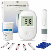 Глюкометр Glucose Meter GLM-76 с тест-полосками 50 шт — прибор для измерения сахара в крови. Изображение №2 Глюкометр Glucose Meter GLM-76 с тест-полосками 50 шт — прибор для измерения сахара в крови. Изображение №2
