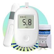 Глюкометр Glucose Meter GLM-76 с тест-полосками 50 шт — прибор для измерения сахара в крови. Изображение №4 Глюкометр Glucose Meter GLM-76 с тест-полосками 50 шт — прибор для измерения сахара в крови. Изображение №4