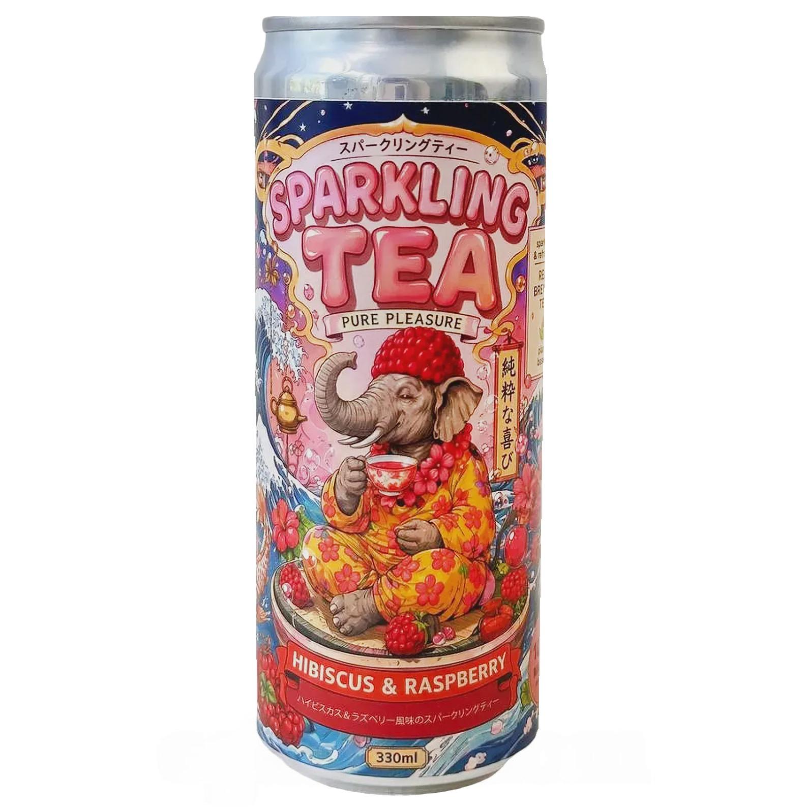 Игристый чай каркаде и малина №614 Тихаус Teahouse summer berries 330ml Игристый чай каркаде и малина №614 Тихаус Teahouse summer berries 330ml