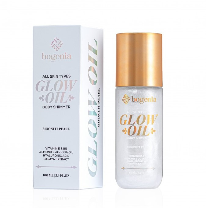 Масло-шиммер для тела Bogenia Glow Oil Body Shimmer Moonlit Pearl BG462(001) 100 мл Масло-шиммер для тела Bogenia Glow Oil Body Shimmer Moonlit Pearl BG462(001) 100 мл
