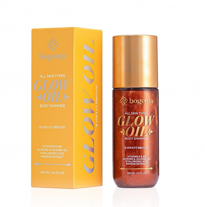 Олія-шимер для тіла Bogenia Glow Oil Body Shimmer Radiant Bronze 100 мл Олія-шимер для тіла Bogenia Glow Oil Body Shimmer Radiant Bronze 100 мл