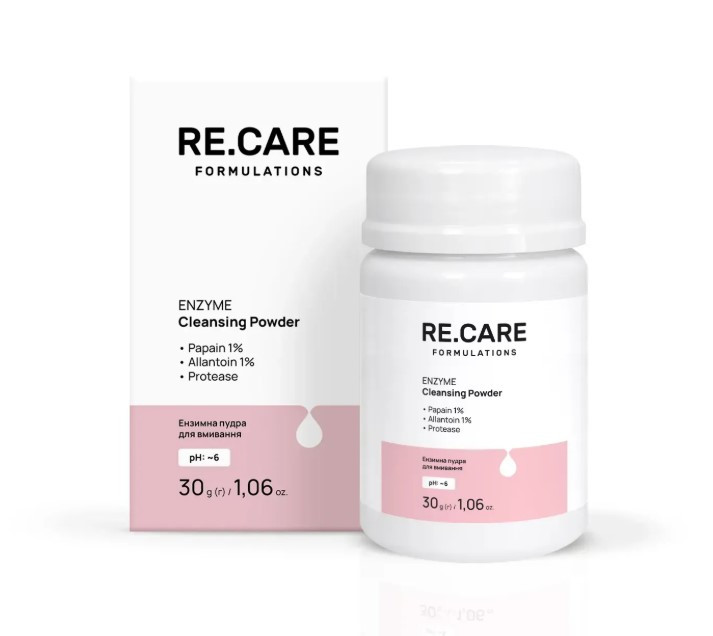 Ферментна пудра для вмивання Enzyme Cleansing Powder RECARE 30 г Joko Blend Ферментна пудра для вмивання Enzyme Cleansing Powder RECARE 30 г Joko Blend