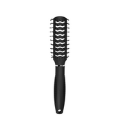 Щетка для волос двусторонняя продувная Salon Professional 9541 SL, Черная. Изображение №3