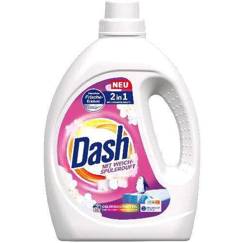 DASH 2в1 Порошок+ополіскувач Gel COLOR 50WL 2.25L DASH 2в1 Порошок+ополіскувач Gel COLOR 50WL 2.25L