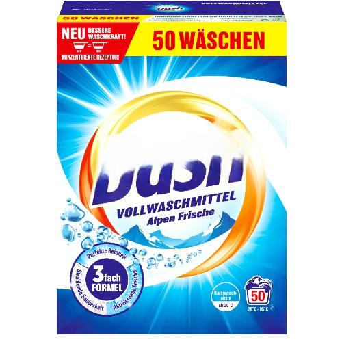 DASH Сухой порошок Pulver VOLL ALPEN FRISCHE 50 стирок 2,5kg DASH Сухой порошок Pulver VOLL ALPEN FRISCHE 50 стирок 2,5kg