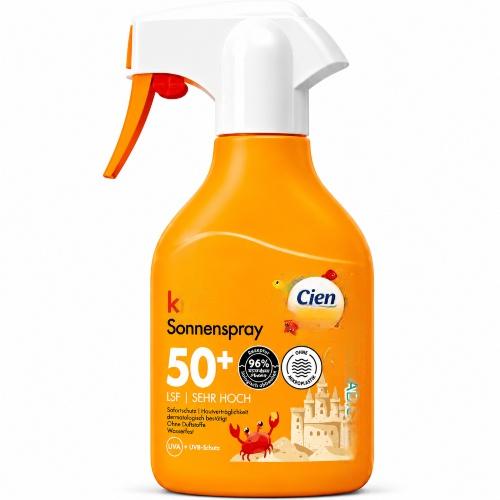 Cien Сонцезахисний спрей для дітей SPF 50+ 250ml Cien Сонцезахисний спрей для дітей SPF 50+ 250ml
