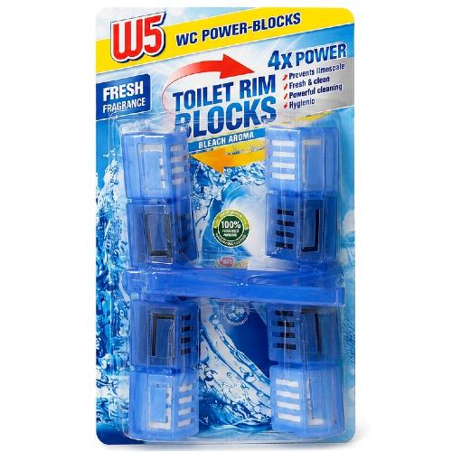 W5 Освежитель для туалета WC Block BLEACH AROMA 2шт. W5 Освежитель для туалета WC Block BLEACH AROMA 2шт.