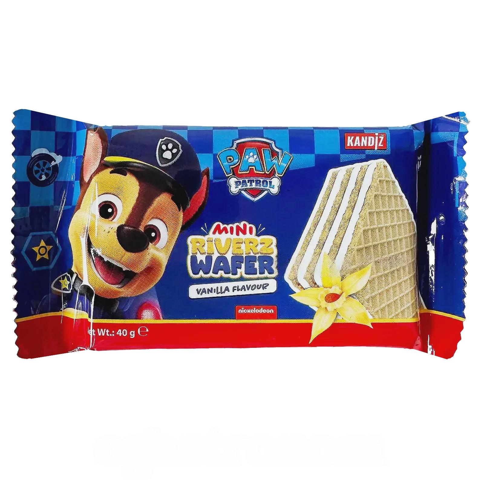 Вафлі зі смаком ванілі Щенячий патруль Paw patrol 40g Вафлі зі смаком ванілі Щенячий патруль Paw patrol 40g