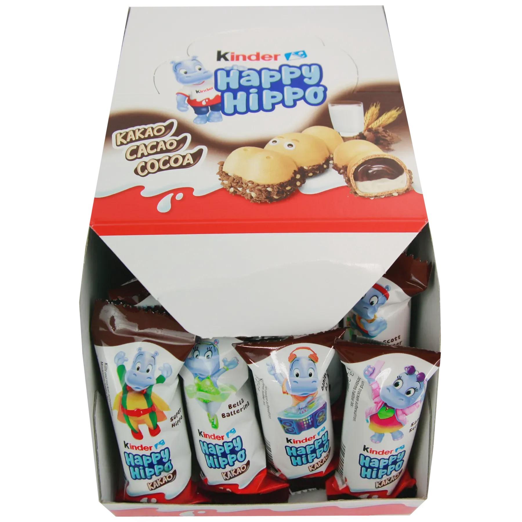 Батончики бегемотики з какао хеппі хіппо Кіндер Kinder happy hippo kakao 28*20,7g Батончики бегемотики з какао хеппі хіппо Кіндер Kinder happy hippo kakao 28*20,7g